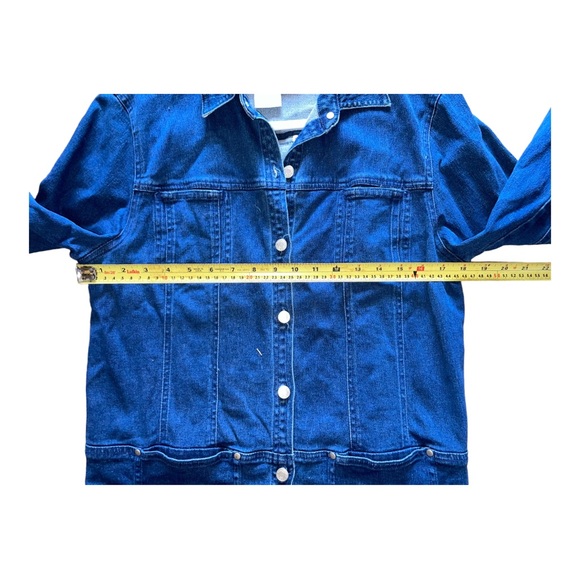 Lana Sport women’s Dark Wash Panelled 1990s Denim Jacket size : 8 - Picture 5 of 7